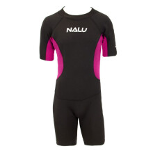 (Pink) Shorty Wetsuit Age 11-12 NALU Beach Short Sleeve Suits