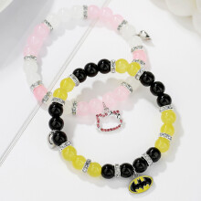 (ZJ14211) Hot Selling Friendship Spider Love Magnetic Attraction Cat Bracelet Beaded Elastic Adjustable Couple Holiday Bracelet