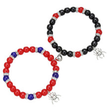 (ZJ14000) Hot Selling Friendship Spider Love Magnetic Attraction Cat Bracelet Beaded Elastic Adjustable Couple Holiday Bracelet