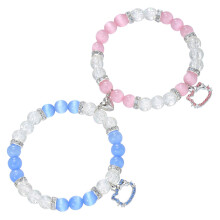 (ZJ14002) Hot Selling Friendship Spider Love Magnetic Attraction Cat Bracelet Beaded Elastic Adjustable Couple Holiday Bracelet