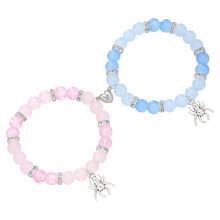 (ZJ13961) Hot Selling Friendship Spider Love Magnetic Attraction Cat Bracelet Beaded Elastic Adjustable Couple Holiday Bracelet