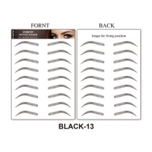 Beauty Tools Simulated Waterproofed Eyebrow Stickers Eyebrow Tattooed Stickers Environmentally Friendly Lazy Eyebrow Patches