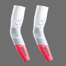 Cooling UV Protection Arm Sleeves SPF 50+, Breathable Stretch Fabric with Thumb Holes (Pair), Compatible with Gardening/Fishing