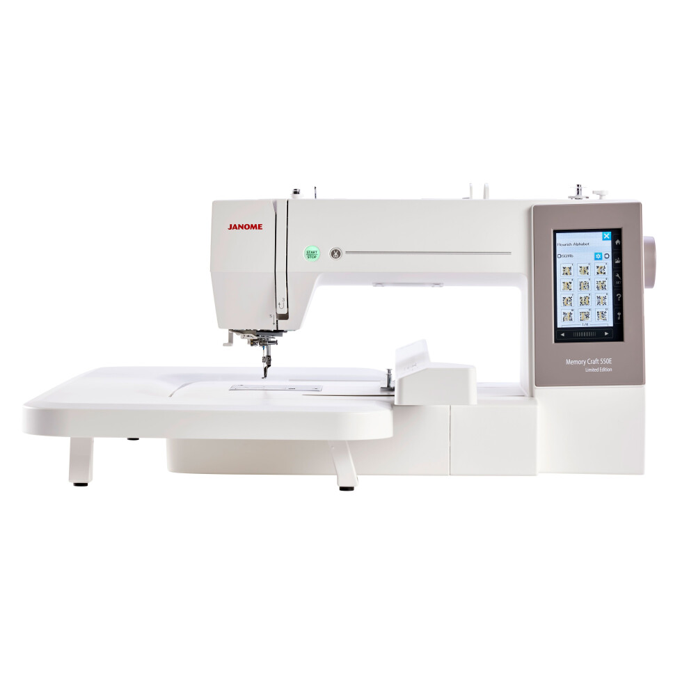 Janome Memory Craft 550E Le Embroidery Machine