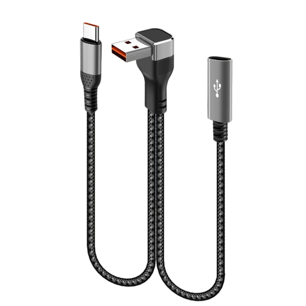 Yiemeen Nylon Braided Usb-C Extension Cord 1M 908436593847