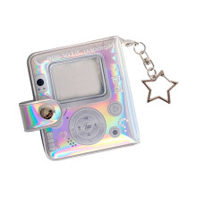 Photocard Binder Album,Minis Photo Album with Keychian 2" Photocard Binder,Minis Photo Card Books Holder for Collecting