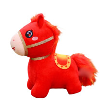 Plüschpony-Puppe, weiches Stoffpferd-Spielzeug für Kinder, 1 Stück