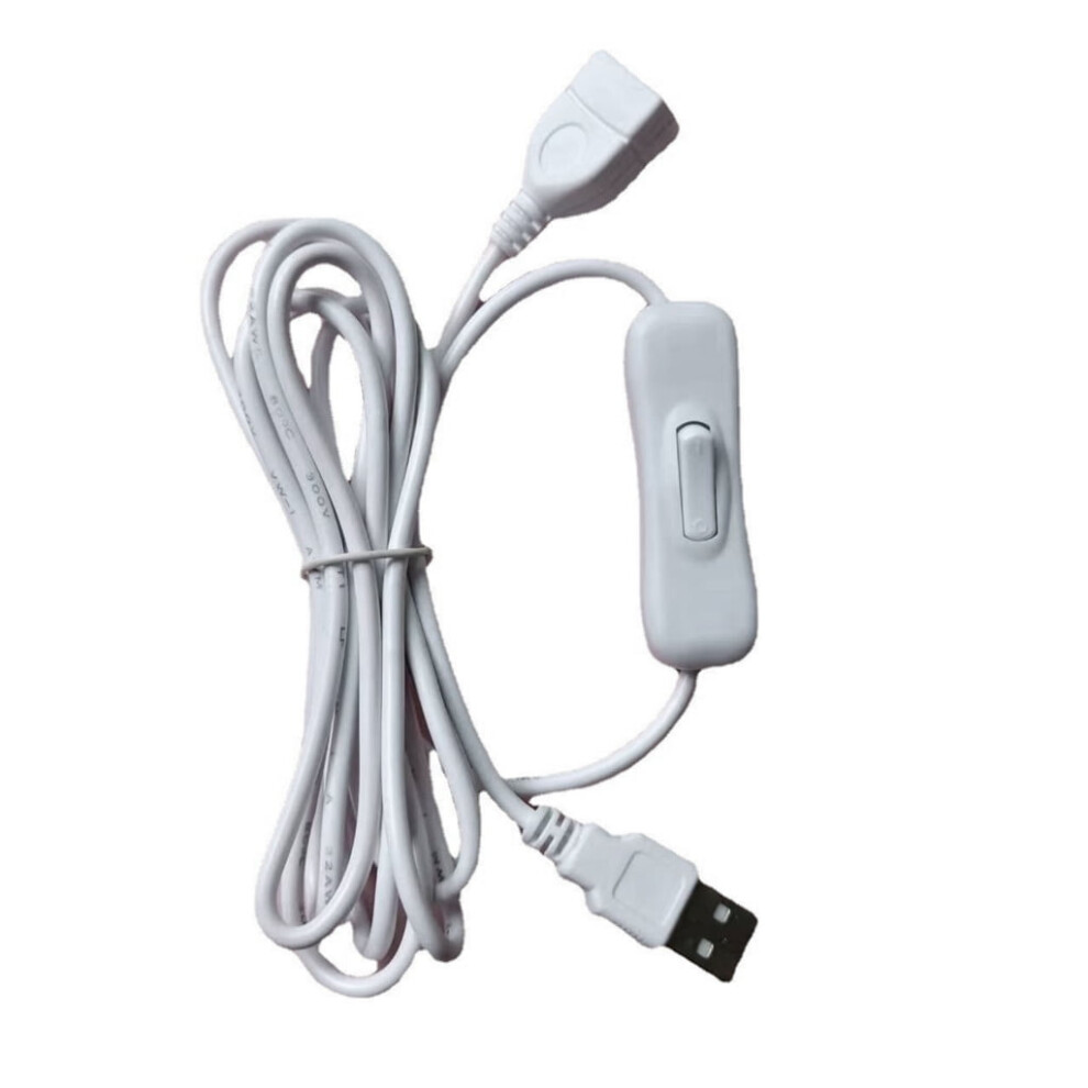 Yiemeen 2M Usb Cable With On/Off Switch Cable Extension Toggle For Usb Lamp Usb Fan 9128909347024
