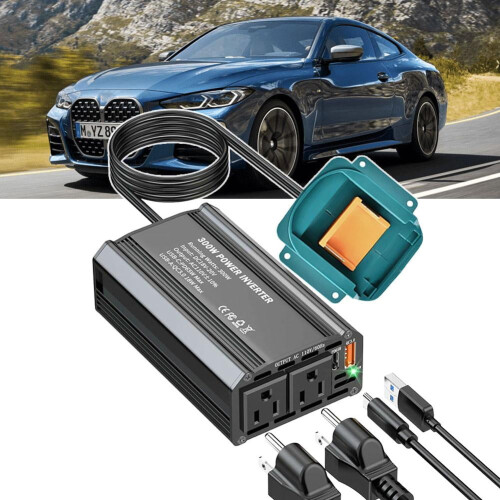 Bilstrømsomformer 18V 300W udendørs 2