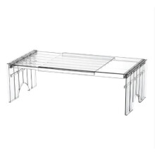 Organizador de estantes para congelador ajustable con estante extensible