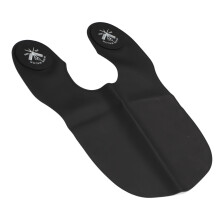Large Size Black Silicone Hairdressing Collar Waterproof Hair Cutting Pad