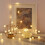 Cordão de luzes de cristal com 20 LEDs e 78,7 polegadas de brilho quente. 2