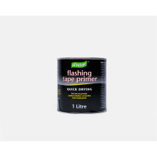 Flashband Primer 1 Litre Black Bitumen Based Liquid Primer Adhesion Promoter for Roofing Tape Surface Preparation Professional
