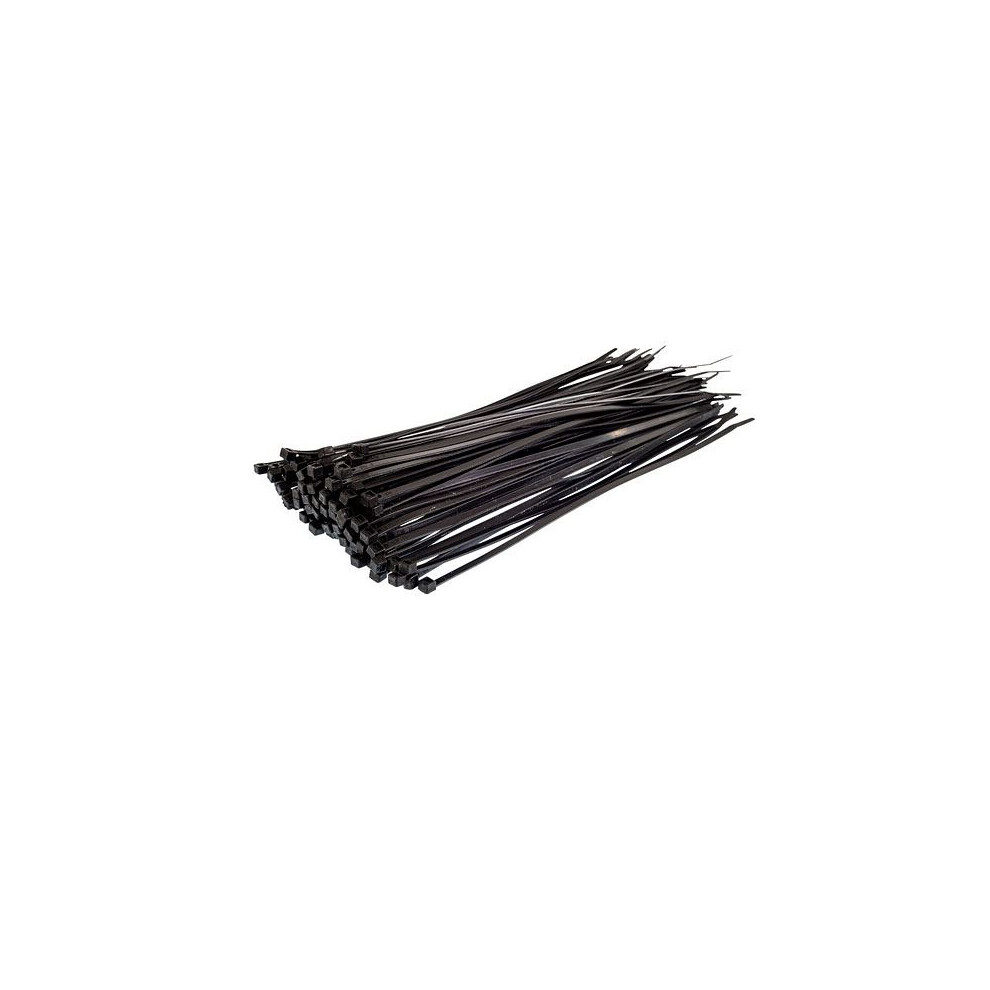 Cable Ties 2.5Mm X 150Mm Pack Of 250 Black Nylon Plastic Zip Ties Self Locking Cable Management Ties Multi Purpose Fasteners 5055319514507