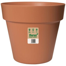 Elho Paris Extra Large Plant Pot 47cm Diameter Weather-Resistant Plastic Flowerpot Terra Outdoor