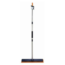 Heavy Duty Yard Brush 60cm Wide Head Stainless Steel Handle Outdoor Broom Patio Driveway Garage Workshop Sweeping Brush Sectional Handle