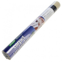 Carpet Protection Film 600mm x 25m Heavy Duty Self Adhesive LDPE Protective Film Dust Mud Paint Protection High Traffic - Bfl-s1 (EN13501)