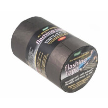 Flashband Tape 100mm x 10m Black Bitumen Self Adhesive Aluminium Roofing Tape Lead Appearance Gutter Roof Repair Weatherproof