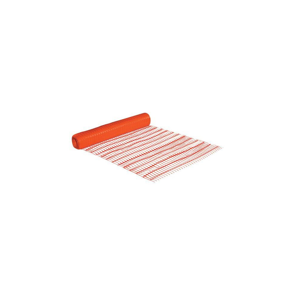 Barrier Fencing Mesh 1000Mm X 50M Polypropylene Safety Barrier Orange Construction Site Demarcation Temporary Fencing High Visibility 5027785813811