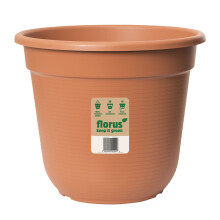Elho Original Plant Pot 27cm Diameter Weather-Resistant Plastic Flowerpot Terra Indoor Outdoor Use