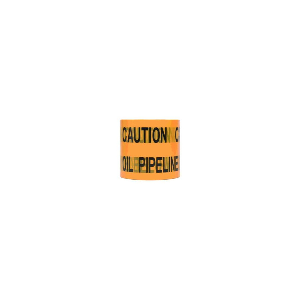 Underground Warning Tape Oil Pipeline 150Mm X 365M Orange Pe Film Detectable Utility Marking Tape Excavation Safety Contractor 5027785816041