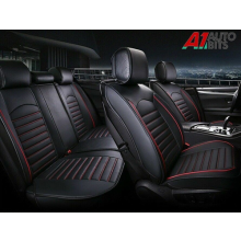 Deluxe Black PU Leather Full Set Seat Covers For Skoda Octavia Superb Fabia