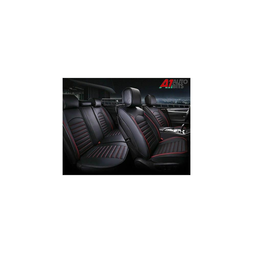 Deluxe Pu Leather Full Set Seat Covers For Citroen C3 C4 C5 Aircross Black 37610500