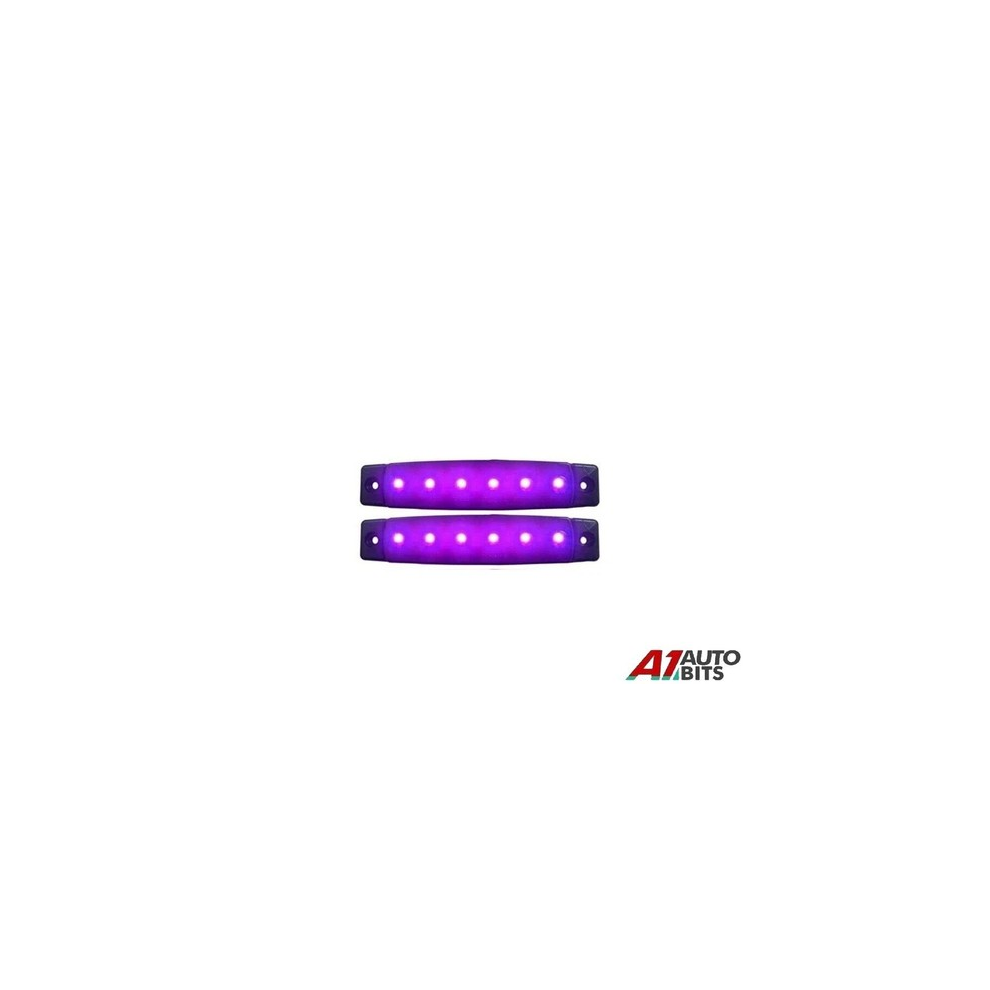 2X 12V Led Side Marker Indicator Lights Truck Trailer Bus Chassis Purple 00000068565220