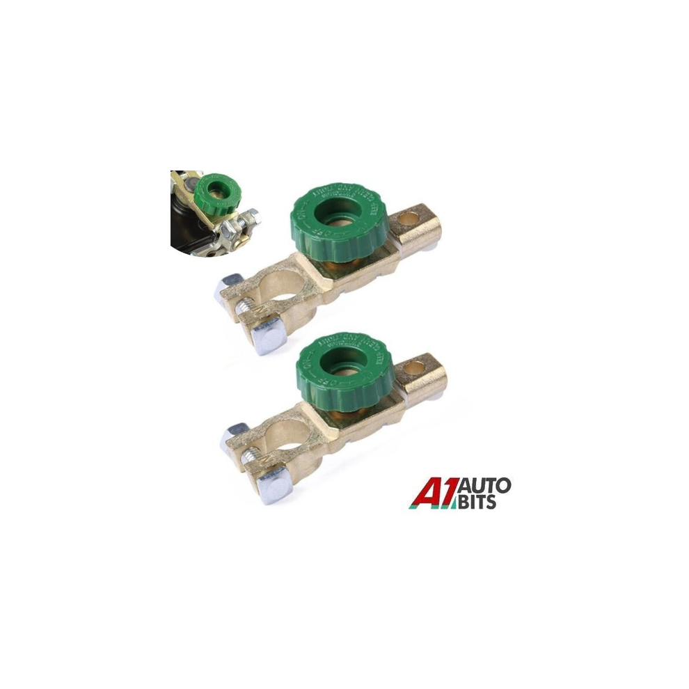 2X Car Battery Disconnect Isolator Cut Off Switch Heavy Duty 12V 24V 00000053662323