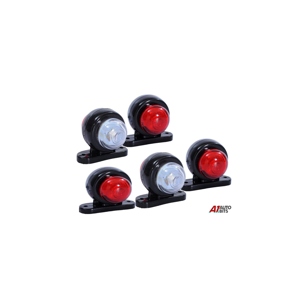 5X Mini Side Rubber Led Marker Lights Trailer Truck Lorry Camper Outline 12V 24V 00000086678520