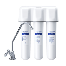 AQUAPHOR CRYSTAL Under Sink Carbon Fibre Block Inline Drinking Water Filter tap