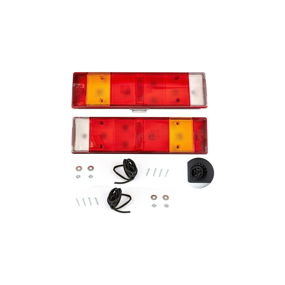 2X Recovery Rear Tail Lights Lamps Truck Lorry Bus Van Camper Caravan 12V 24V 00000039825063