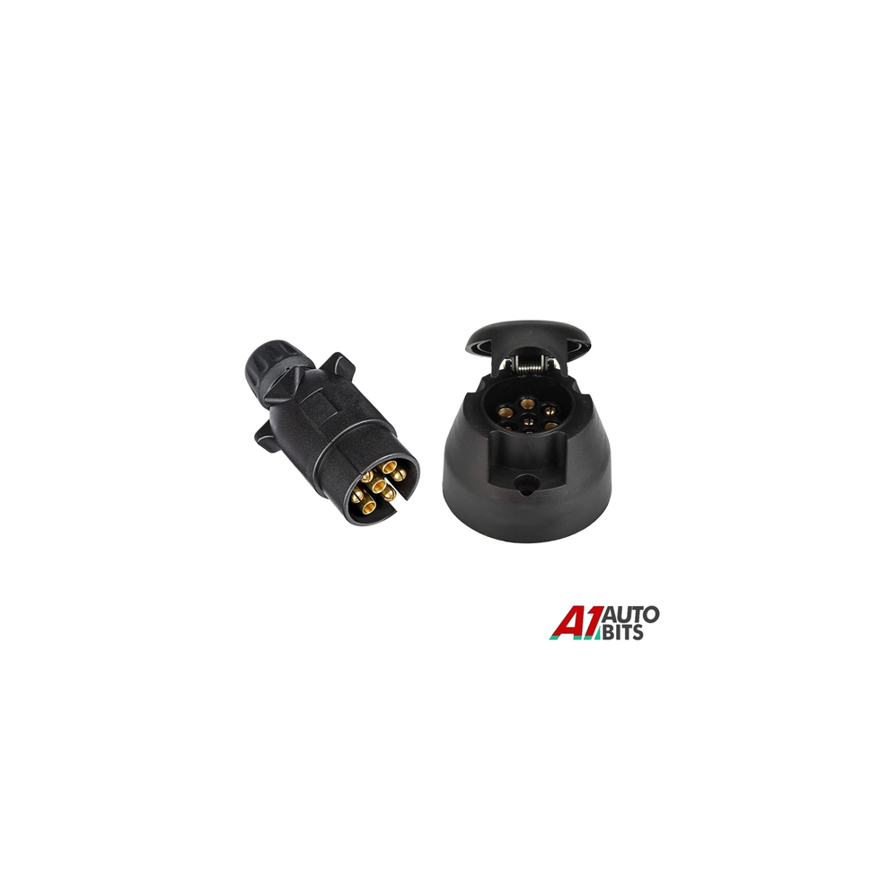7 Pin Towing Electrics Plug And Socket 12N Type For Caravan Trailer Lights Set 67532377