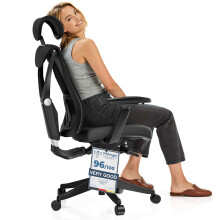 (Black) Office chair Desktronic SitPro - 3D armrests - 10 adjustment points - BIFMA certificate