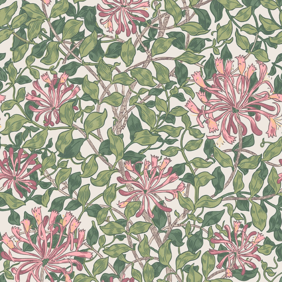 (Blossom) William Morris At Home Honeysuckle Wallpaper 5011583816617