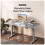 (Grey) Electric standing desk frame HomeOne - Height adjustable - Double engine - Smart control 2