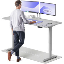 (180x80cm, Grey/Grey) Standing desk Desktronic HomePro - 180x80cm - Height adjustable - Electric - Double engine - Smart control