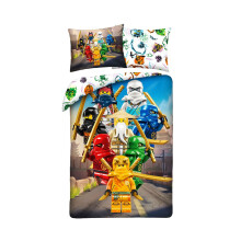 Lego Ninjago Ninja Crew Single Duvet Cover and Pillowcase Set