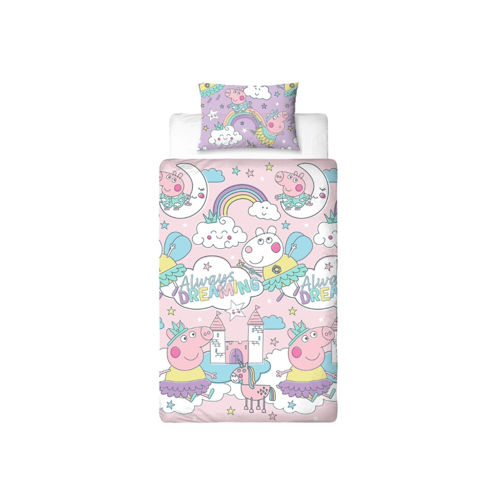 Peppa Pig Bedtime Single Duvet Cover And Pillowcase Set