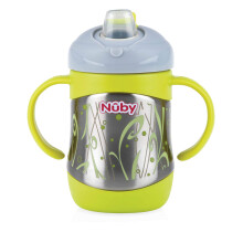 Nuby ID10260 Insulated Stainless Steel Cup with Spout 220 ml