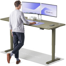 (200x80cm, Green/Green) Standing desk Desktronic HomePro - 200x80cm - Height adjustable - Electric - Double engine - Smart control