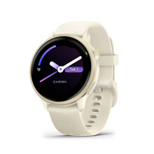 Garmin v?voactive 6 GPS 42mm Smartwatch, AMOLED Touchscreen, All-day Health Monitoring, Personalised Fitness Features, Advanced Sleep Coaching, Music,