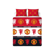 Manchester United FC Theatre of Dreams Duvet Cover and Pillowcase Set