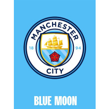 Manchester City FC Blue Moon Rug