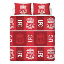 (Double) Liverpool FC Crunch Duvet Cover and Pillowcase Set