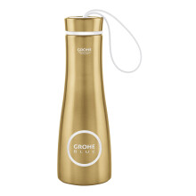 GROHE Blue Accessories Thermo Drinking Bottle Brushed Cool Sunrise 40848GN0
