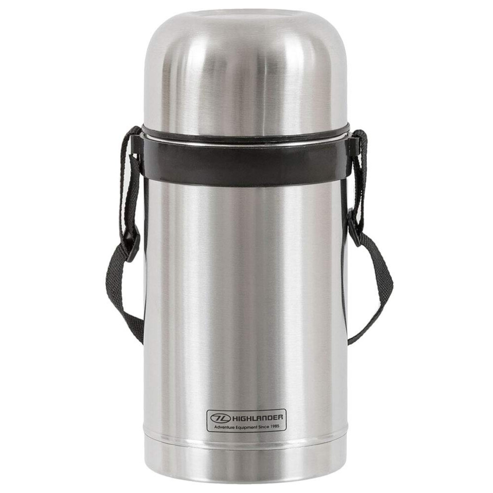 Highlander 1 Litre Vacuum Flask, Stainless Steel, Fla116 Sr