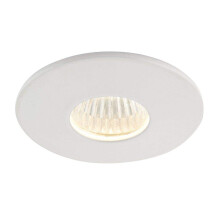 LALO Indoor Miniature LED Lights - Mini Recessed Ceiling Downlights - Matt White Finish Warm White 3000K LED Spotlights - Micro Ceiling Lights - IP44