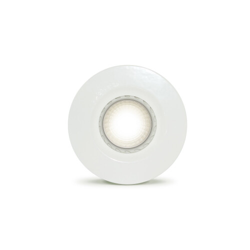 Luceco Luceco Fixed Fire Rated GU10 Downlight Supplied Less lamp, Aluminium, GU10, White 1