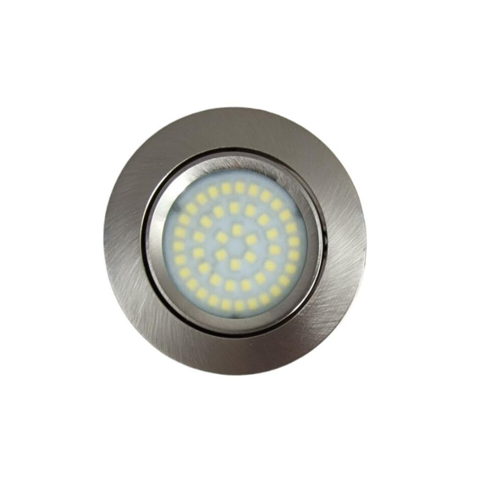 Marvix 12V 24V Led Spot Tilting Lens 3W Dimmable 3000K Directional Recessed Down For Motorhome, Caravan, Boat Ing Light 5060669481706